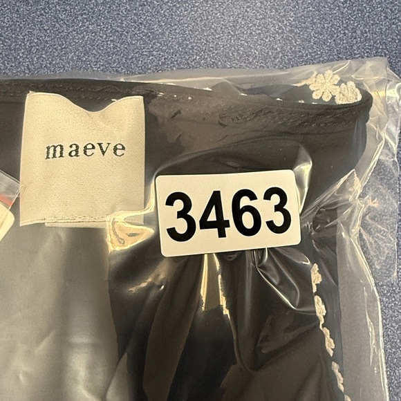 Maeve Scoop-Neck Lace-Trim Blouse - Picture 8 of 8